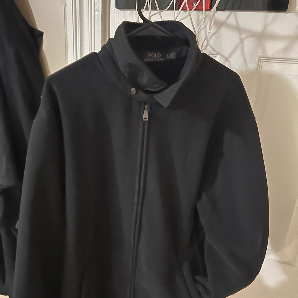 Mens polo zip up jacket